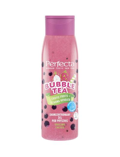 Perfecta Bubble Tea, skoncentrowany żel pod prysznic, Exotic Fruits + Czarna Herbata, 400 ml