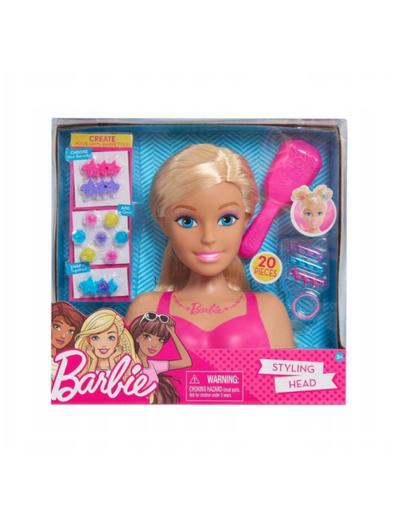 Barbie głowa lalka do czesania stylizacji blondynka