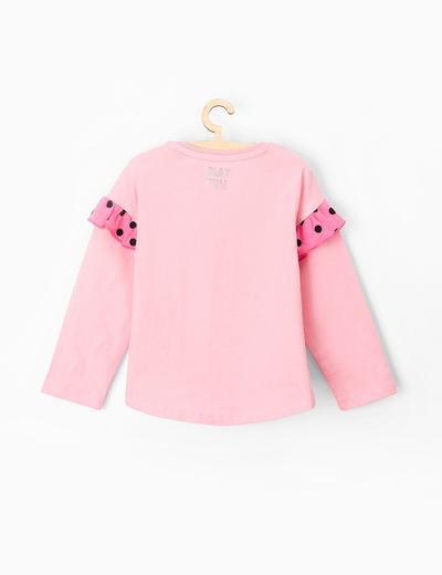 Bluzka dla niemowlaka- różowa z  długim rękawem