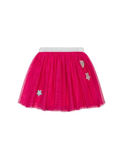 Różowa spódnica dziewczęca z tiulu