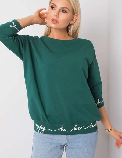 Bluza damska luźna - zielona