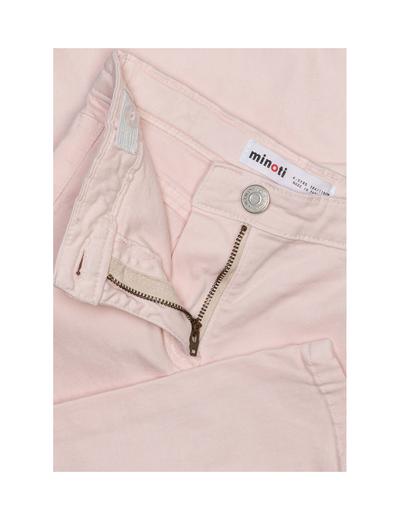Jasno różowe spodnie dziewczęce z tkaniny