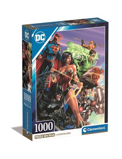 Puzzle 1000 elementów Compact DC Comics Liga Spawiedliwych (Justice League)
