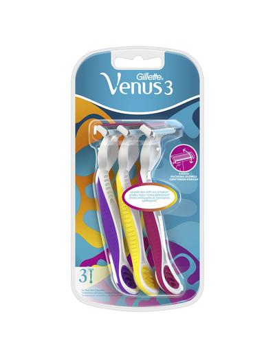 Gillette Venus 3 Maszynki jednorazowe do golenia dla kobiet 3 szt
