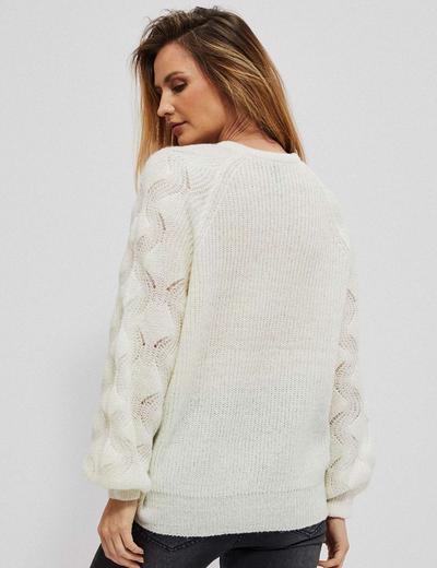 Sweter damski biały