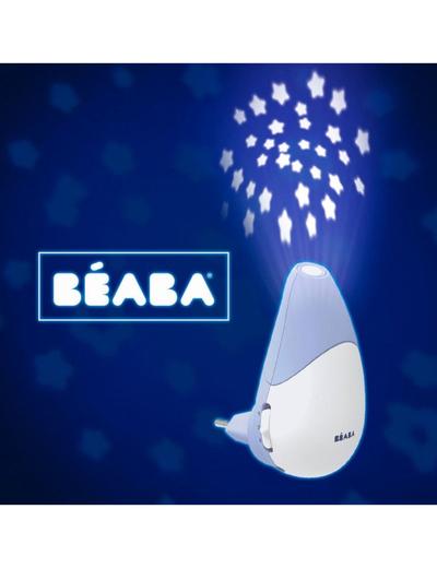 Beaba Lampka nocna LED z projektorem gwiazd i czujnikiem płaczu i ruchu Pixie Star Mineral