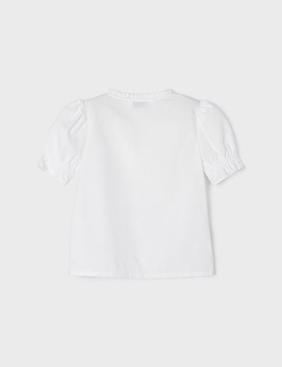 Bluzka elegancka dla dziewczynki Mayoral - biała