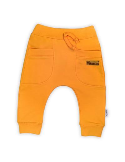 Spodnie dresowe chłopięce - żółte