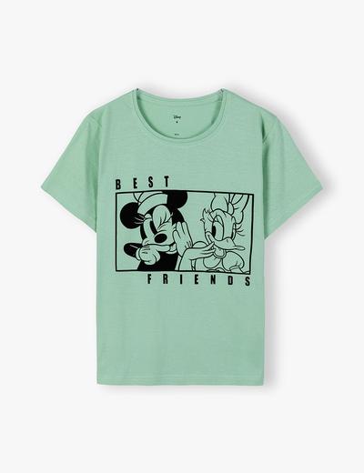 Koszulka damska z krótkim rękawem Mickey - zielona