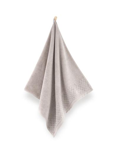 Ręcznik antybakteryjny Carlo z bawełny egipskiej sepia- 50x100 cm