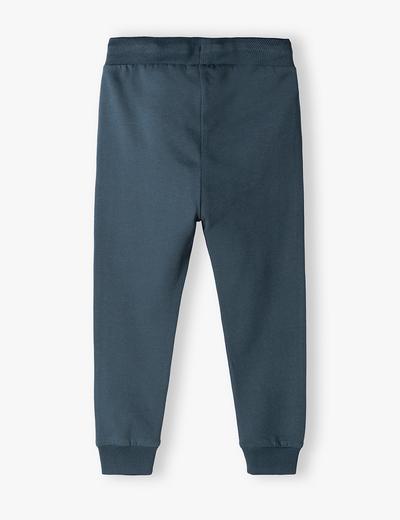 Granatowe dresowe spodnie - Smart & Clever