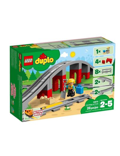 Lego  Duplo  - Tory kolejowe z wiaduktem - 26 el wiek 2+