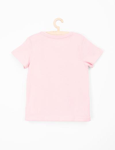 Różowy t-shirt dla niemowlaka- słodka wczasowiczka