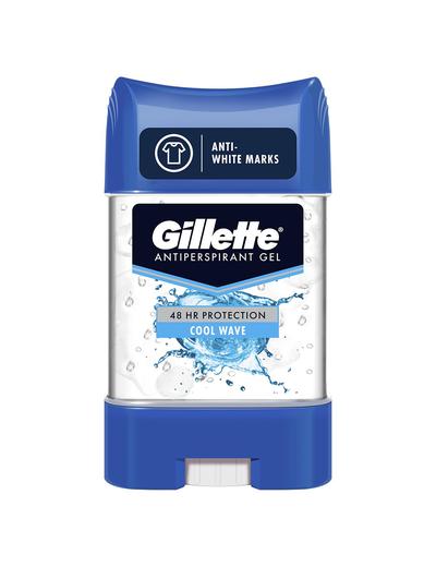 Gillette Cool Wave Przezroczysty żel dla mężczyzn, antyperspirant i dezodorant 70 ml
