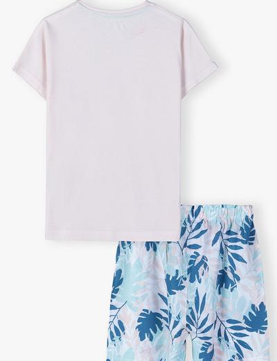 Dwuczęściowa piżama dziewczęca - T-shirt i krótkie spodnie