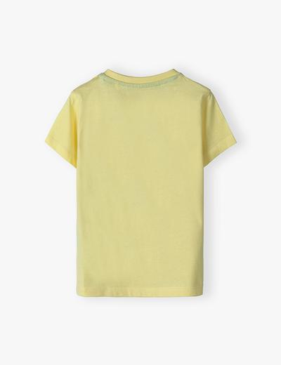 Bawełniany T-shirt z miękkim nadrukiem dla niemowlaka