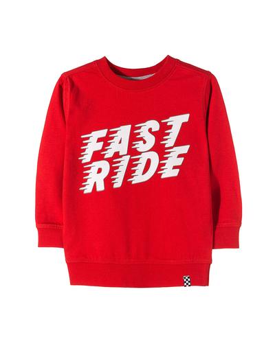 Bluzka czerwona dla chłopca- fast ride