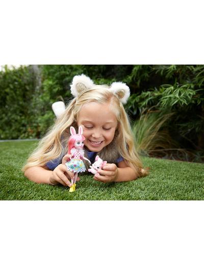 Enchantimals Lalka Bree Bunny + króliczek Twist figurka 4+