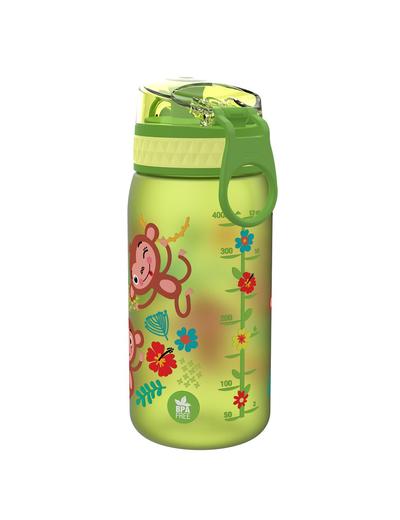 Butelka na wodę ION8 - zielona Wesołe Małpki 0,4l