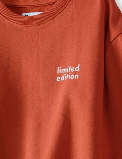 Czerwona bluza dresowa dziewczęca - Limited Edition