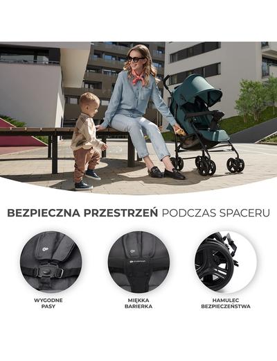 Wózek spacerowy TIK Kinderkraft - stone grey