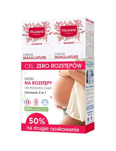 MUSTELA Zestaw Maternite Duopak krem na rozstępy 250ml, -50% na drugi produkt