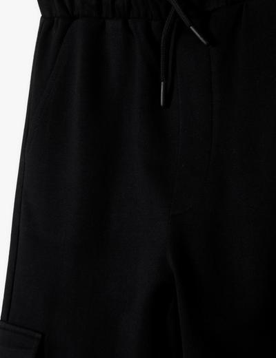 Czarne spodnie dresowe bojówki - Lincoln&Sharks