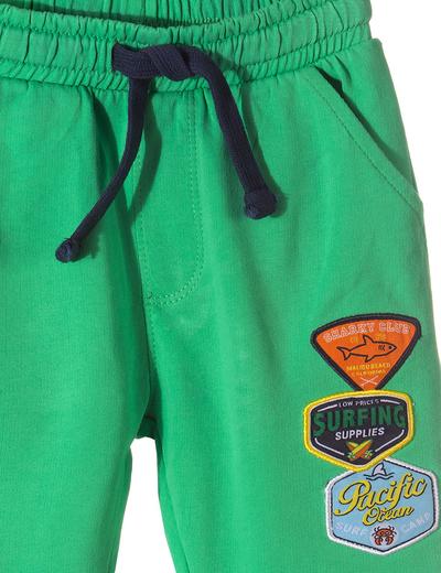 Spodnie dresowe chłopięce-zielone