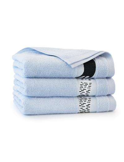 Ręcznik Koty z bawełny egipskiej błękitny 70x130cm
