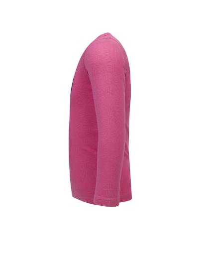 Dziewczęca różowa bluzka z długim rękawem - Lief