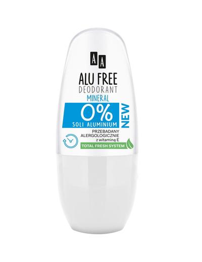 AA Alu Free Deodorant roll-on Mineral bez soli aluminium 50 ml