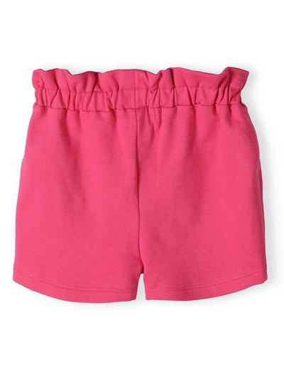 Komplet dla niemowlaka - t-shirt w paski + różowe spodenki