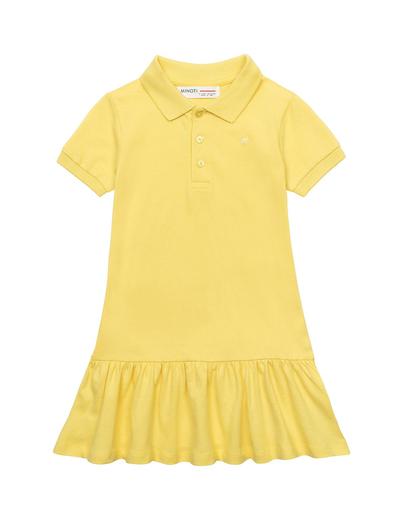 Sukienka niemowlęca polo żółta