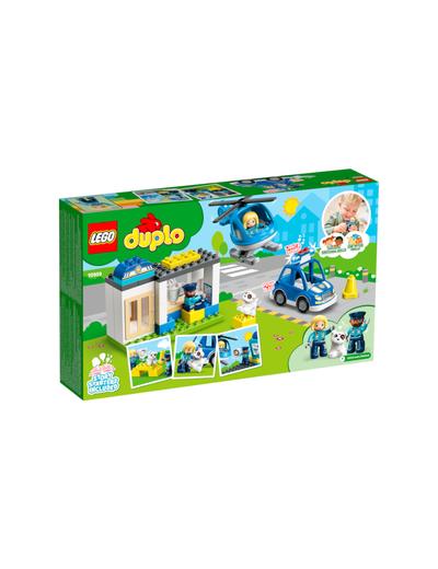 LEGO DUPLO - Posterunek policji i helikopter 10959 - 40 elementów, wiek 2+