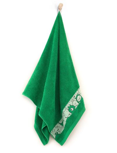 Ręcznik Slames z bawełny egipskiej zielony 70x130cm