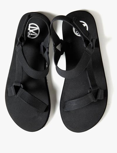 Sportowe sandały damskie - czarne