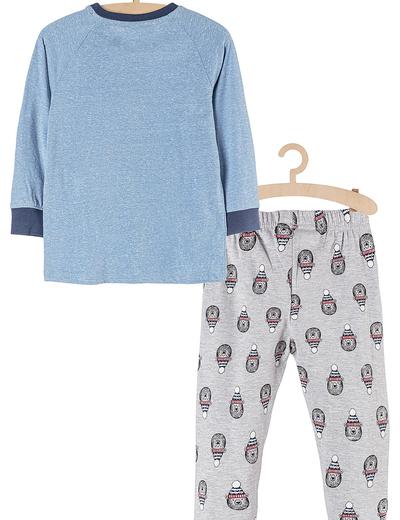 Piżama dla chłopca- niebieska z misiem