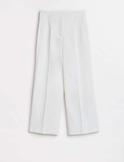 Spodnie damskie typu kuloty - białe