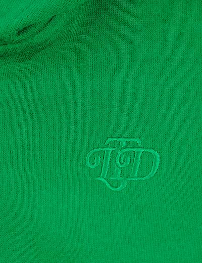 Zielona rozpinana bluza dresowa z kapturem - unisex - Limited Edition