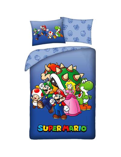 Bawełniana pościel dziecięca Super Mario 140 x 200 cm+70 x 90 cm