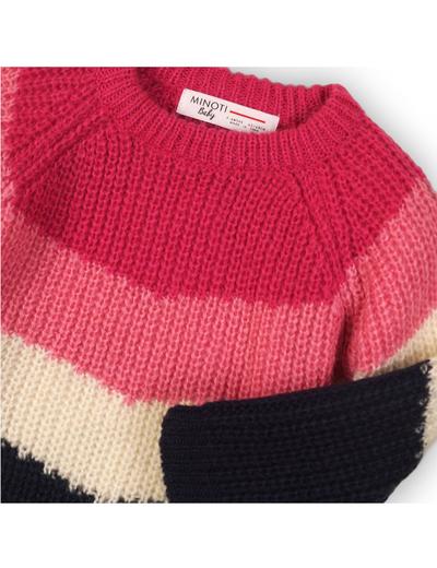 Kolorowy sweterek dla niemowlaka