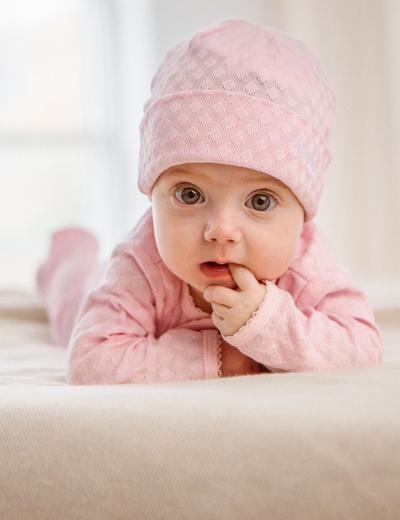 Bluzka niemowlęca bawełniana z długim rękawem