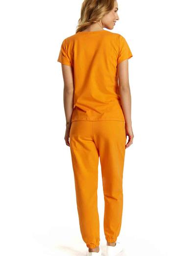 T-Shirt damski Golden Queen pomarańczowy