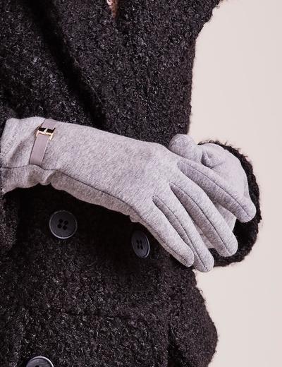 Klasyczne rękawiczki szare L/XL