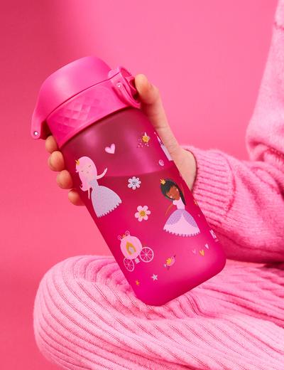 Butelka na wodę ION8 BPA Free Princess 350ml - różowa
