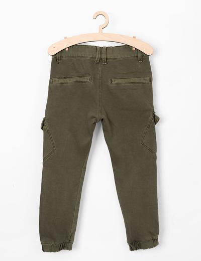 Spodnie dla chłopca- zielona z kieszeniami