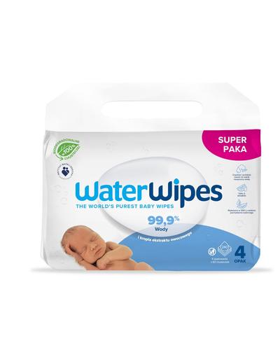 WaterWipes - 4-pack - Chusteczki nawilżane BIO 4x60szt