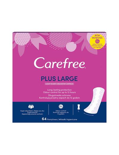 Wkładki higieniczne Carefree Plus Large - 64 sztuki