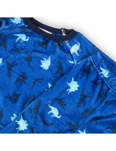 Piżama chłopięca w dinozaury -niebieska rozm 92/98