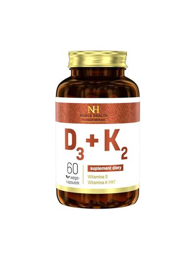 Witaminy D3+K2 Noble Health 60 kapsułek